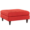 Empress Upholstered Fabric Large Ottoman