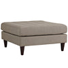 Empress Upholstered Fabric Large Ottoman