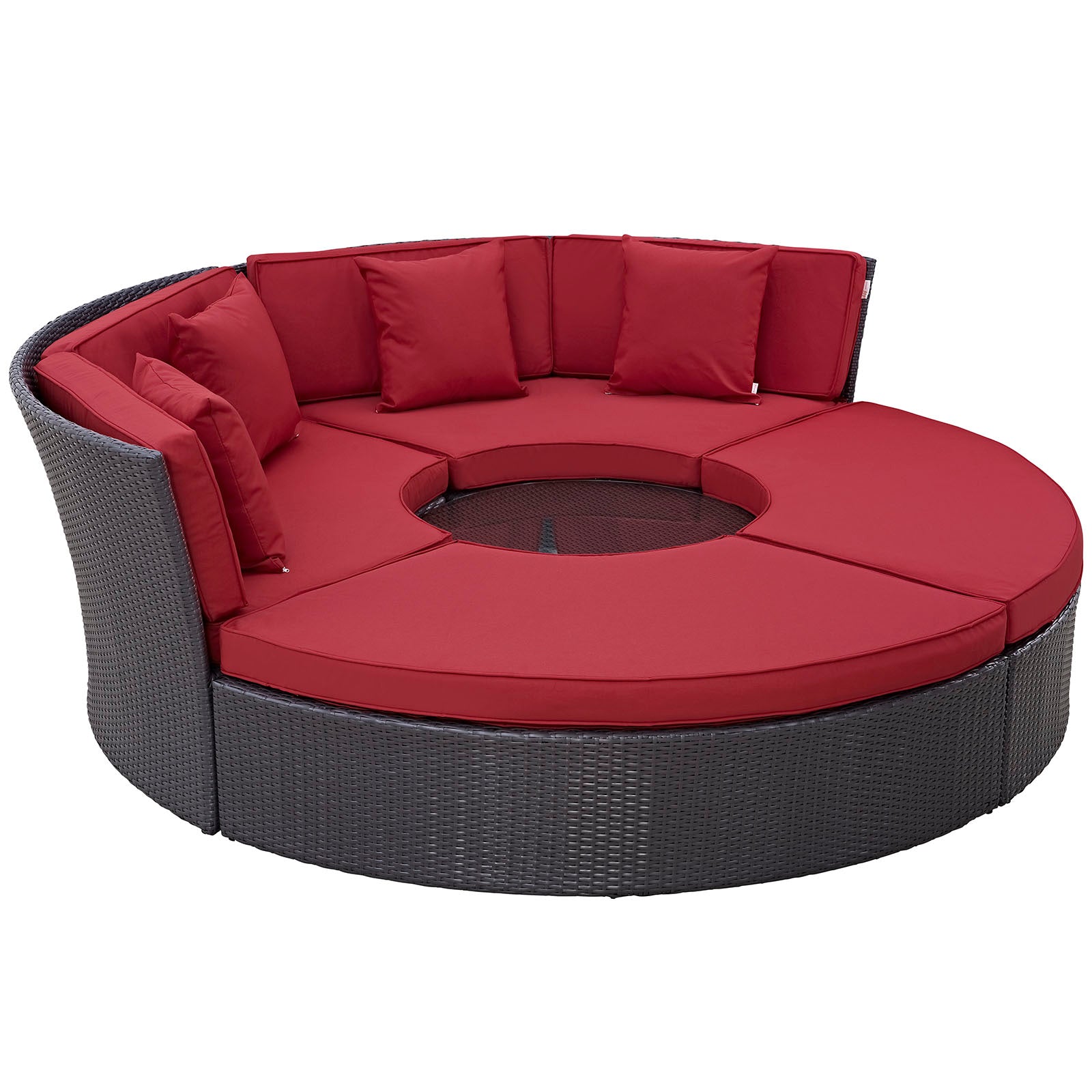 Convene Circular Outdoor Patio Daybed Set