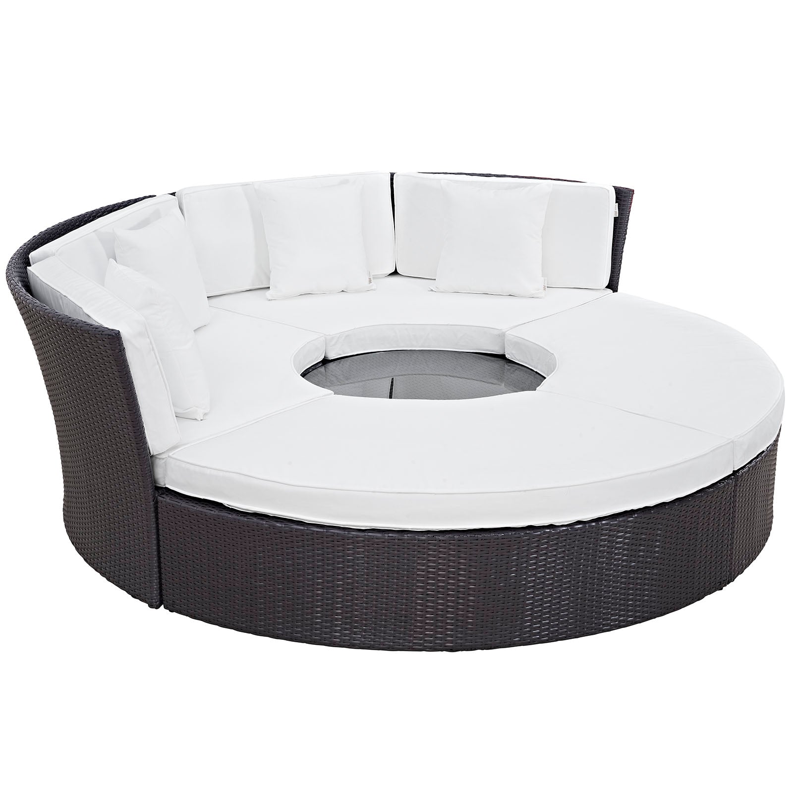 Convene Circular Outdoor Patio Daybed Set