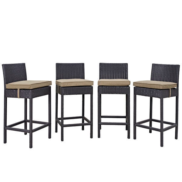 Convene 4 Piece Outdoor Patio Pub Set