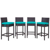 Convene 4 Piece Outdoor Patio Pub Set