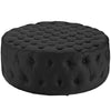 Amour Upholstered Vinyl Ottoman