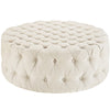 Amour Upholstered Fabric Ottoman