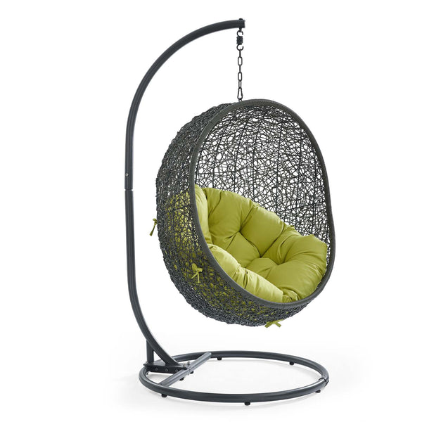 Hide Outdoor Patio Swing Chair With Stand