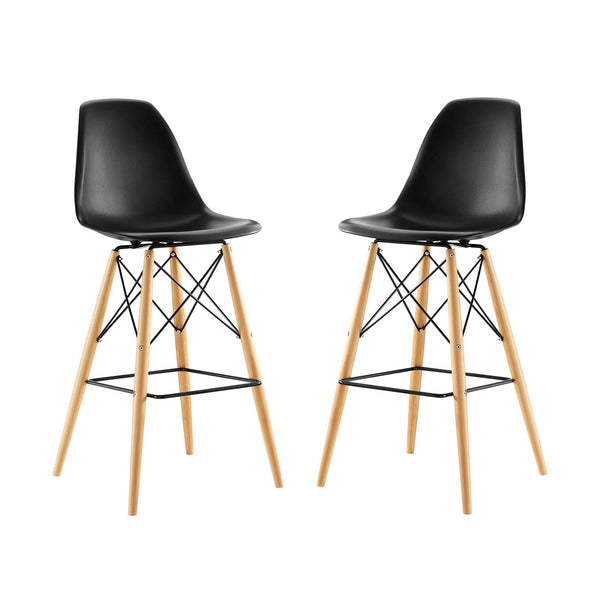 Pyramid Dining Side Bar Stool Set of 2