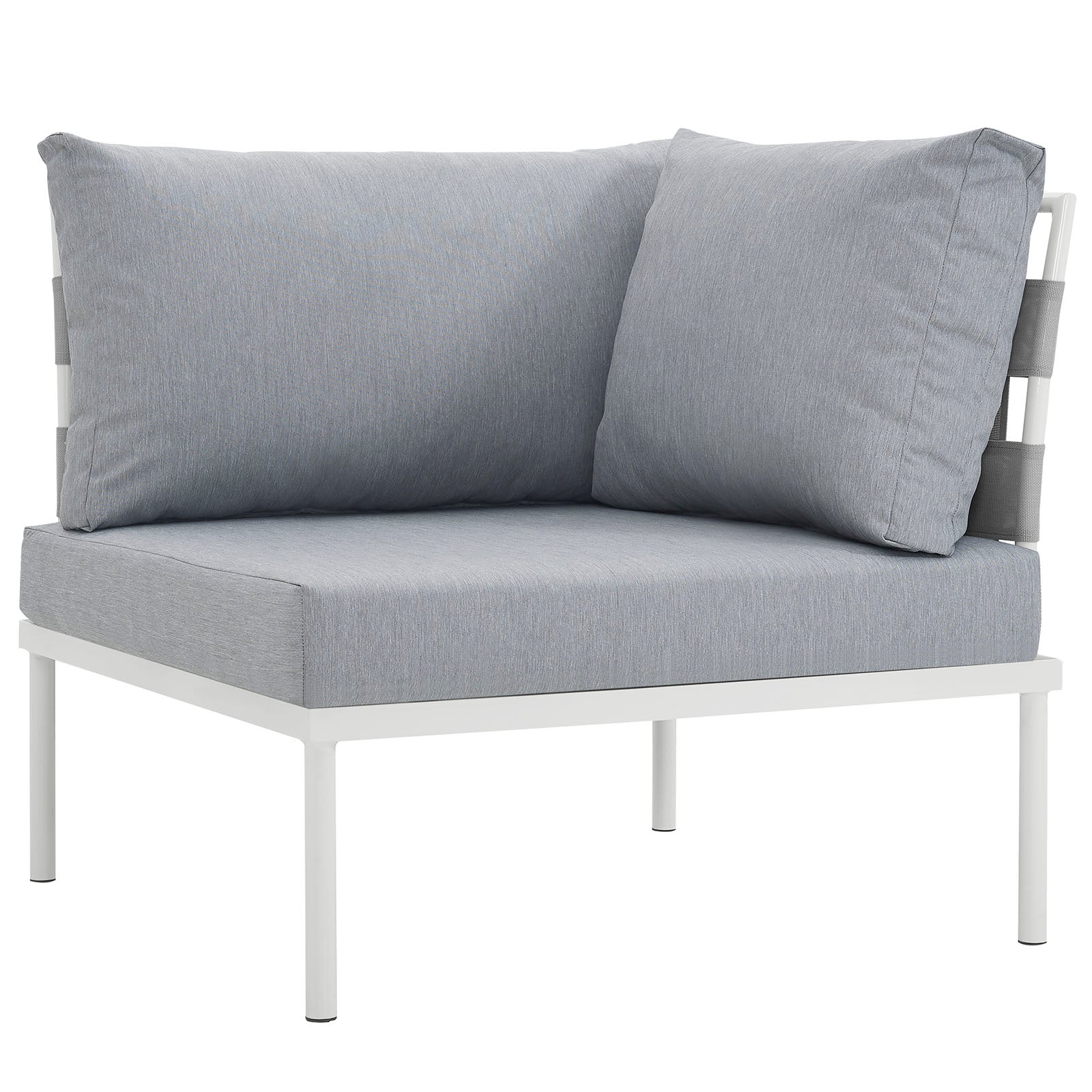 Harmony Outdoor Patio Aluminum Corner Sofa