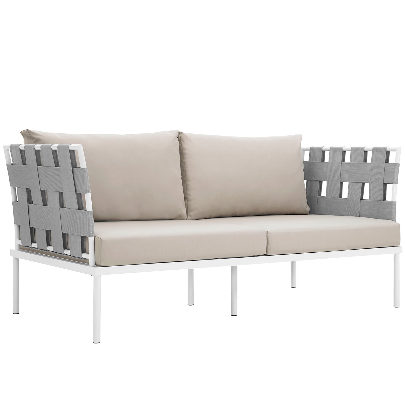 Harmony Outdoor Patio Aluminum Loveseat