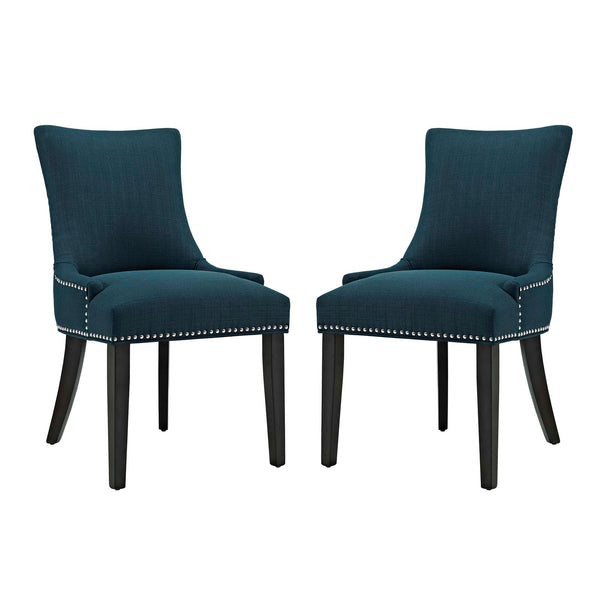 Marquis Dining Side Chair Fabric Set of 2