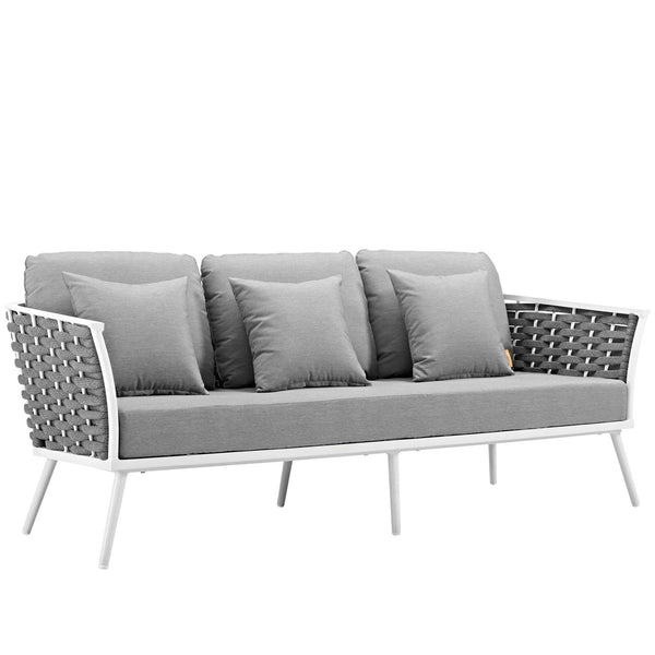 Stance Outdoor Patio Aluminum Sofa