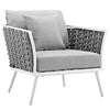 Stance Outdoor Patio Aluminum Armchair