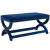 Expound Upholstered Nailhead Trim Performance Velvet Bench