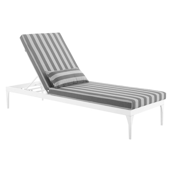 Perspective Cushion Outdoor Patio Chaise Lounge Chair