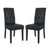 Confer Dining Side Chair Vinyl Set of 2