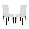 Confer Dining Side Chair Vinyl Set of 2