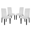 Confer Dining Side Chair Vinyl Set of 4