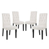 Confer Dining Side Chair Fabric Set of 4