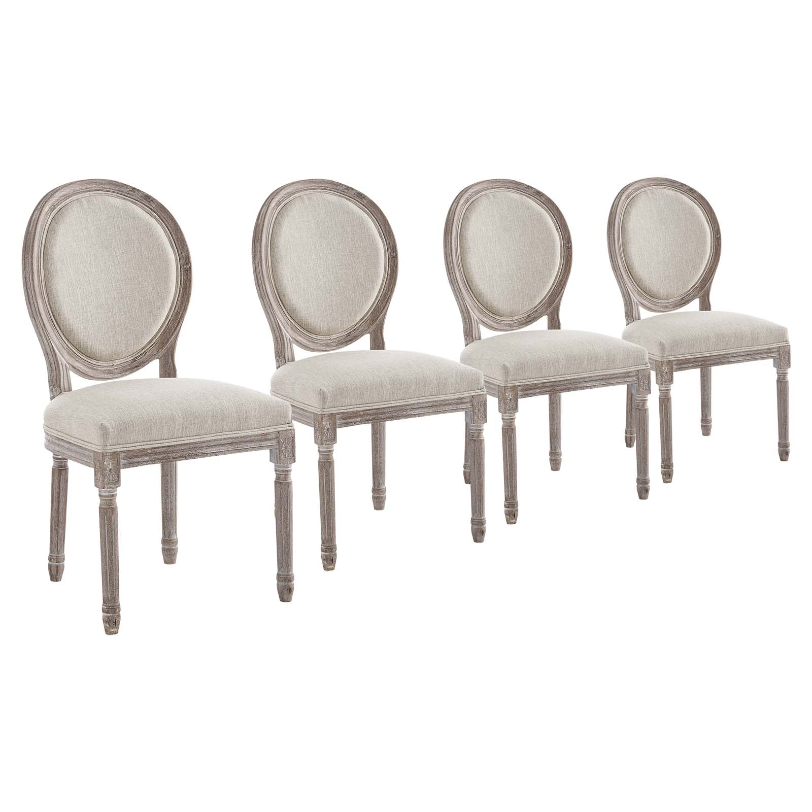 Emanate Dining Side Chair Upholstered Fabric Set of 4