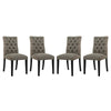 Duchess Dining Chair Fabric Set of 4