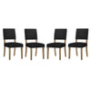 Oblige Dining Chair Wood Set of 4