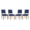 Oblige Dining Chair Wood Set of 4