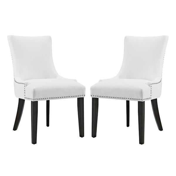 Marquis Dining Chair Faux Leather Set of 2