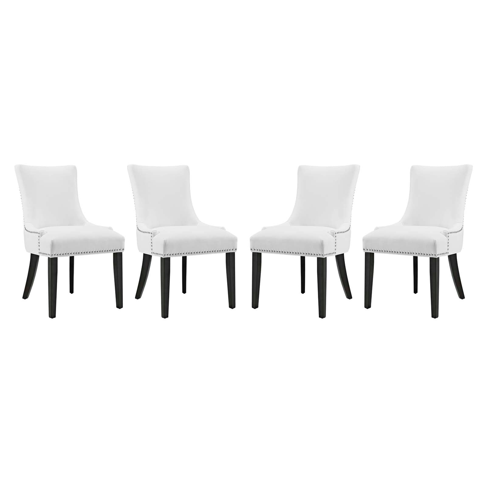 Marquis Dining Chair Faux Leather Set of 4