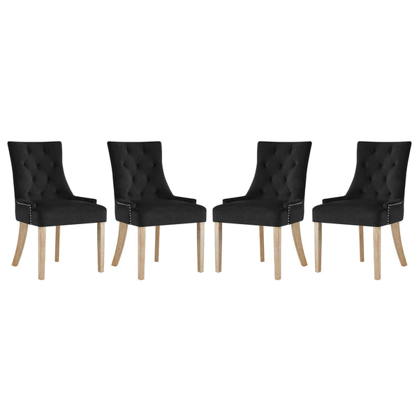 Pose Dining Chair Performance Velvet Set of 4