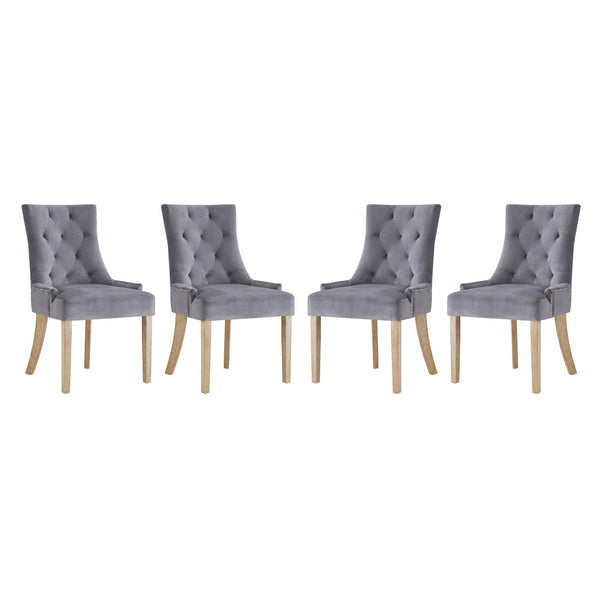 Pose Dining Chair Performance Velvet Set of 4