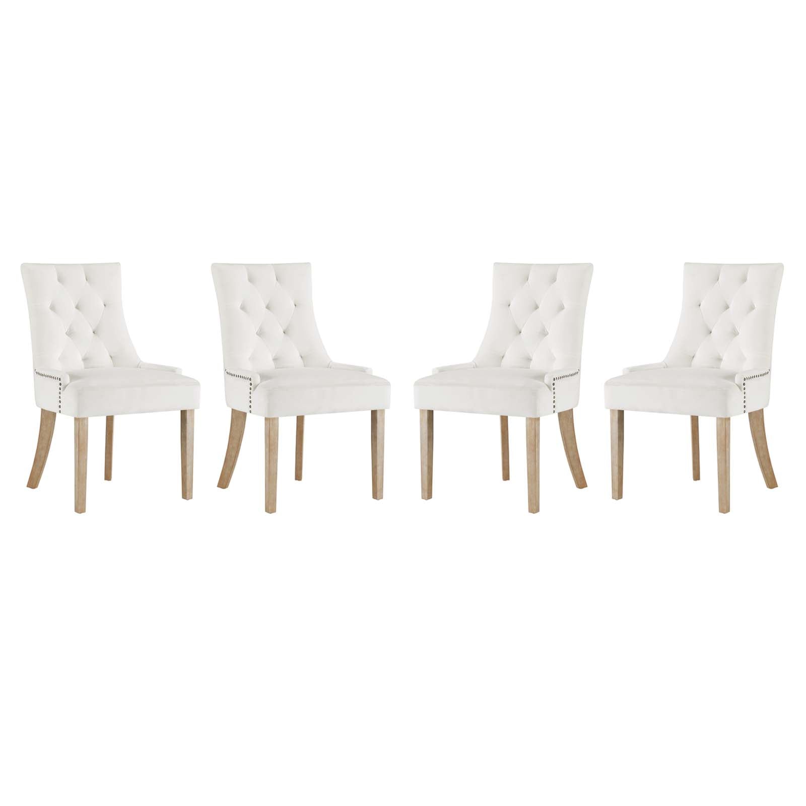 Pose Dining Chair Performance Velvet Set of 4