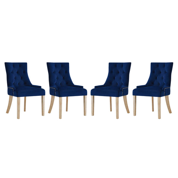 Pose Dining Chair Performance Velvet Set of 4