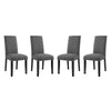 Parcel Dining Side Chair Fabric Set of 4