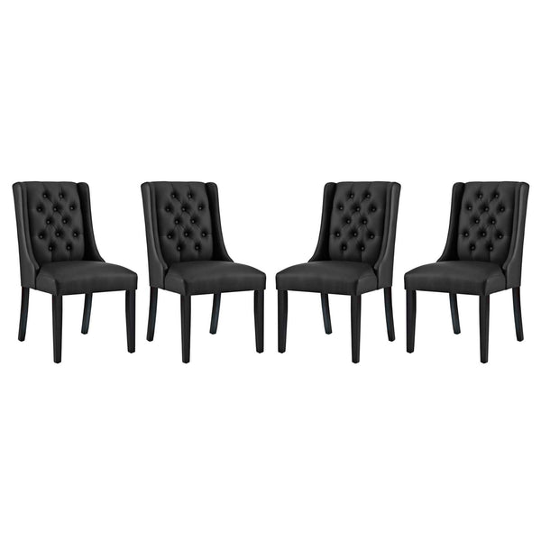 Baronet Dining Chair Vinyl Set of 4