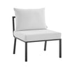 Riverside Outdoor Patio Aluminum Armless Chair