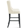 Baronet Tufted Button Upholstered Fabric Bar Stool