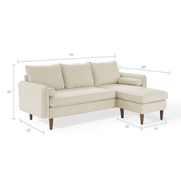 Revive Upholstered Right or Left Sectional Sofa