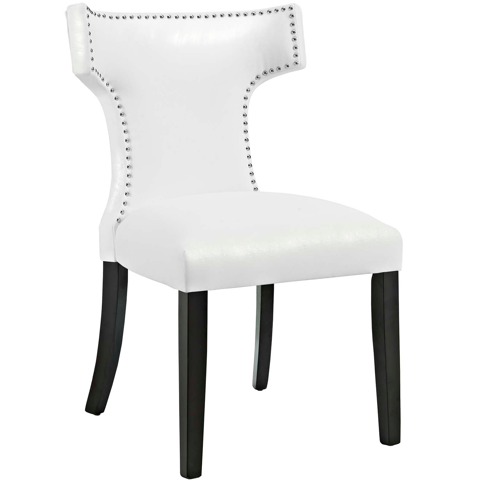 Curve Dining Chair Vinyl Set of 2