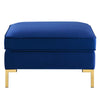 Ardent Performance Velvet Ottoman