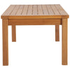 Upland Outdoor Patio Teak Wood Coffee Table