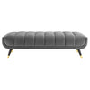 Adept 60" Performance Velvet Bench