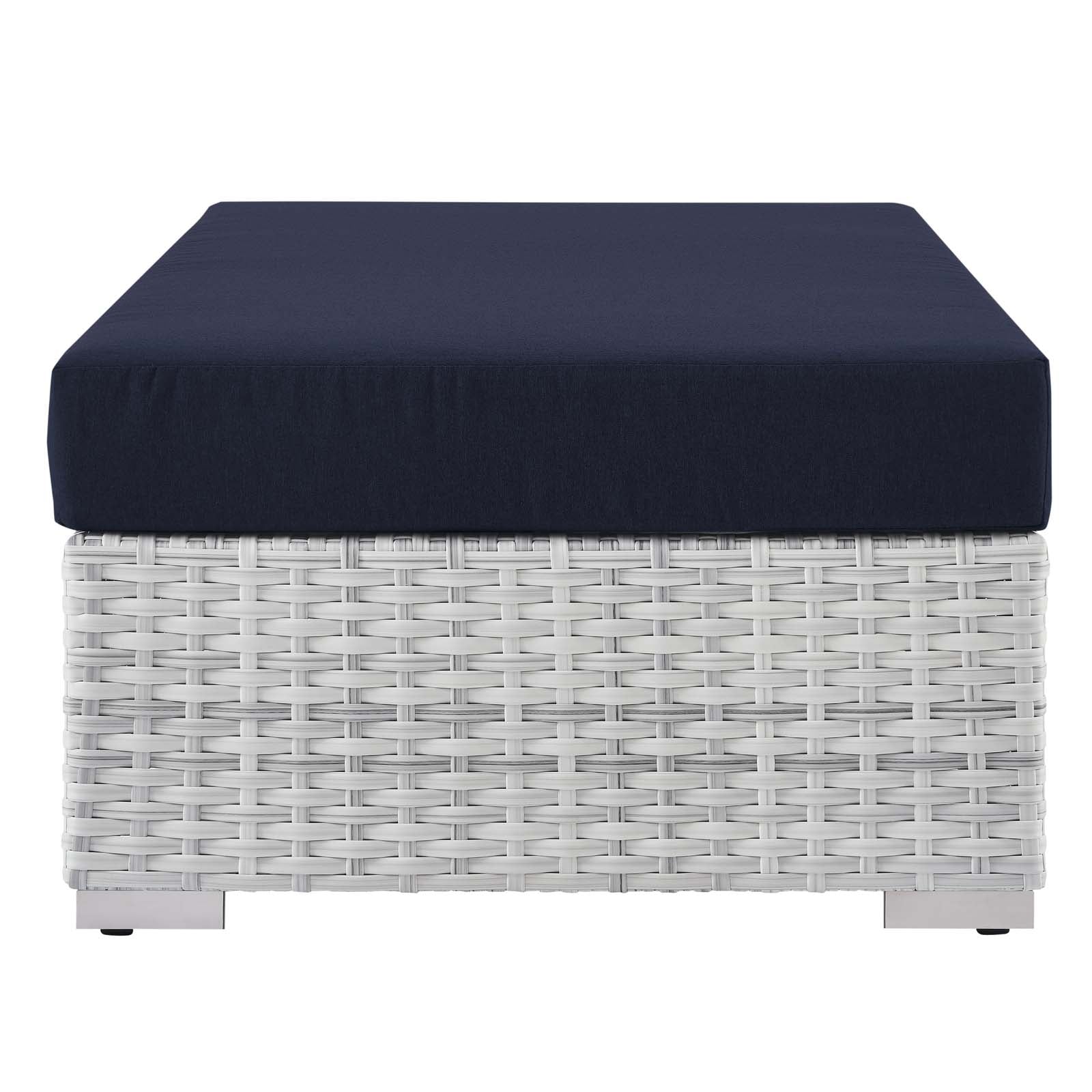 Convene Outdoor Patio Rectangular Ottoman