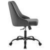 Designate Swivel Vegan Leather Office Chair