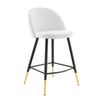 Cordial Performance Velvet Counter Stools - Set of 2