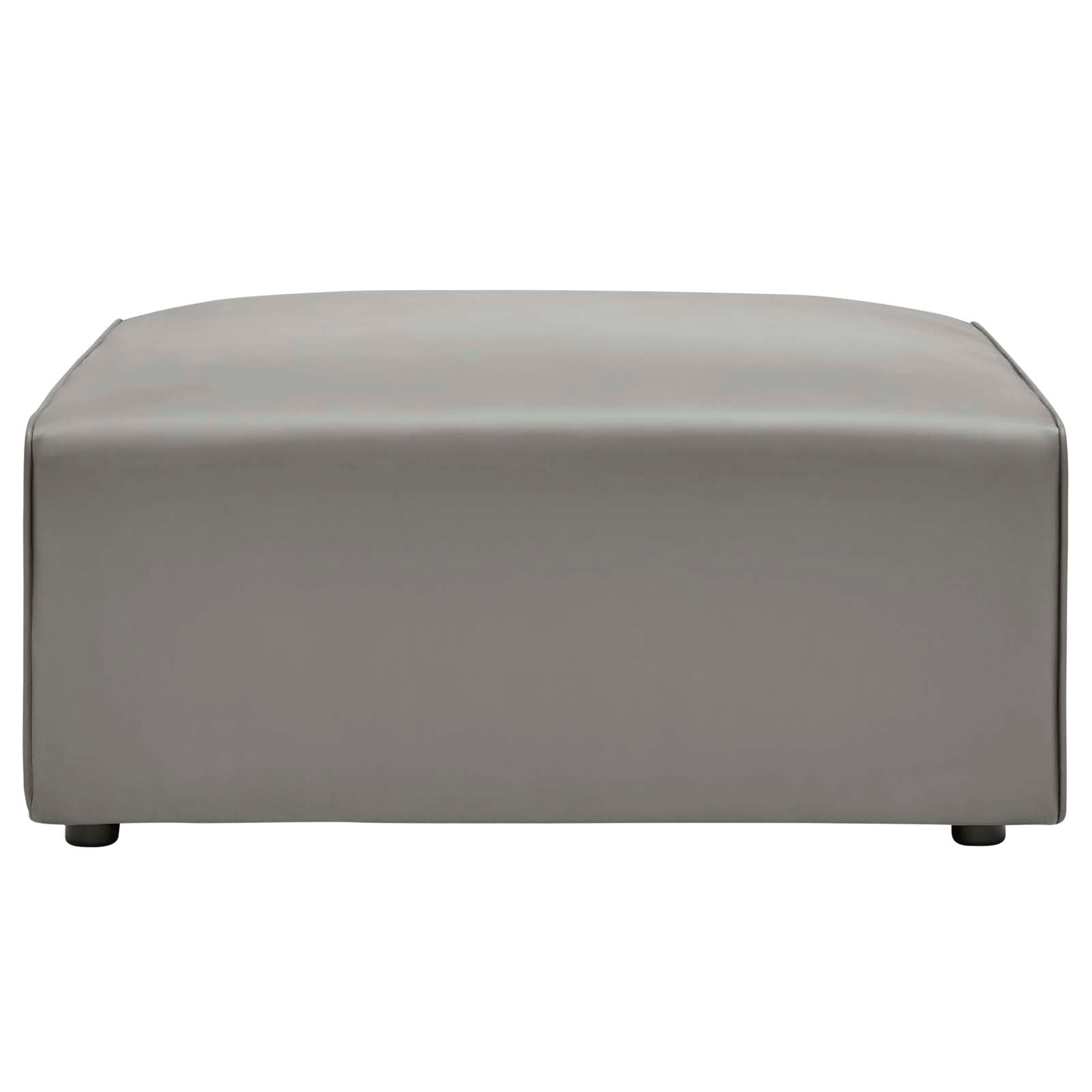 Mingle Vegan Leather Ottoman