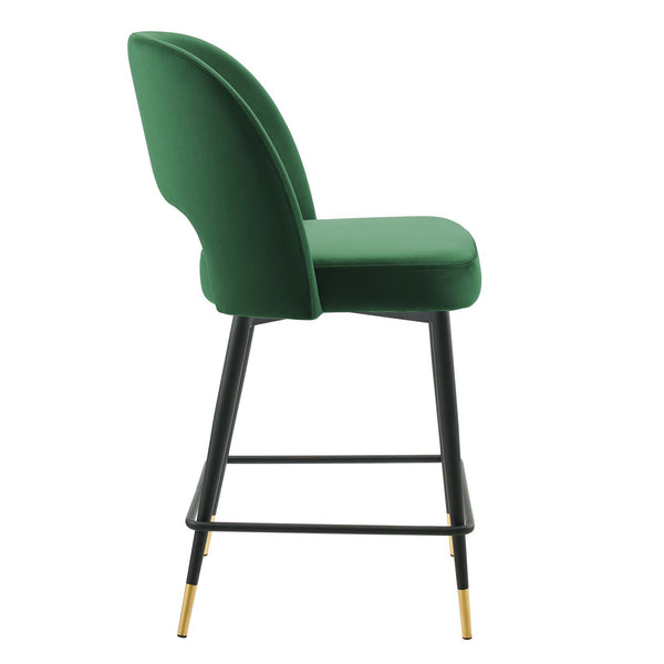 Rouse Performance Velvet Counter Stool