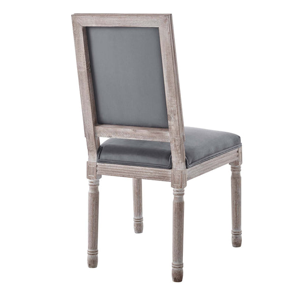 Court French Vintage Performance Velvet Dining Side Chair