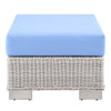 Conway Outdoor Patio Wicker Rattan Ottoman