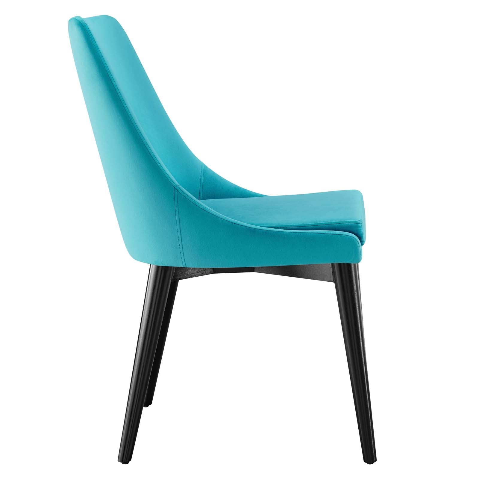 Viscount Performance Velvet Dining Chair