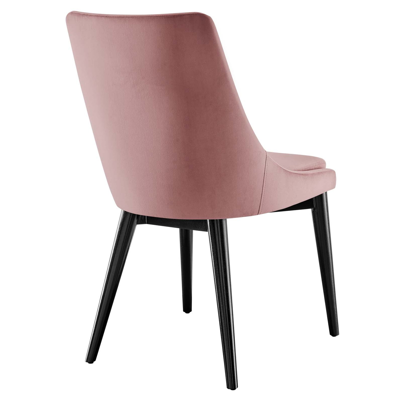 Viscount Performance Velvet Dining Chair