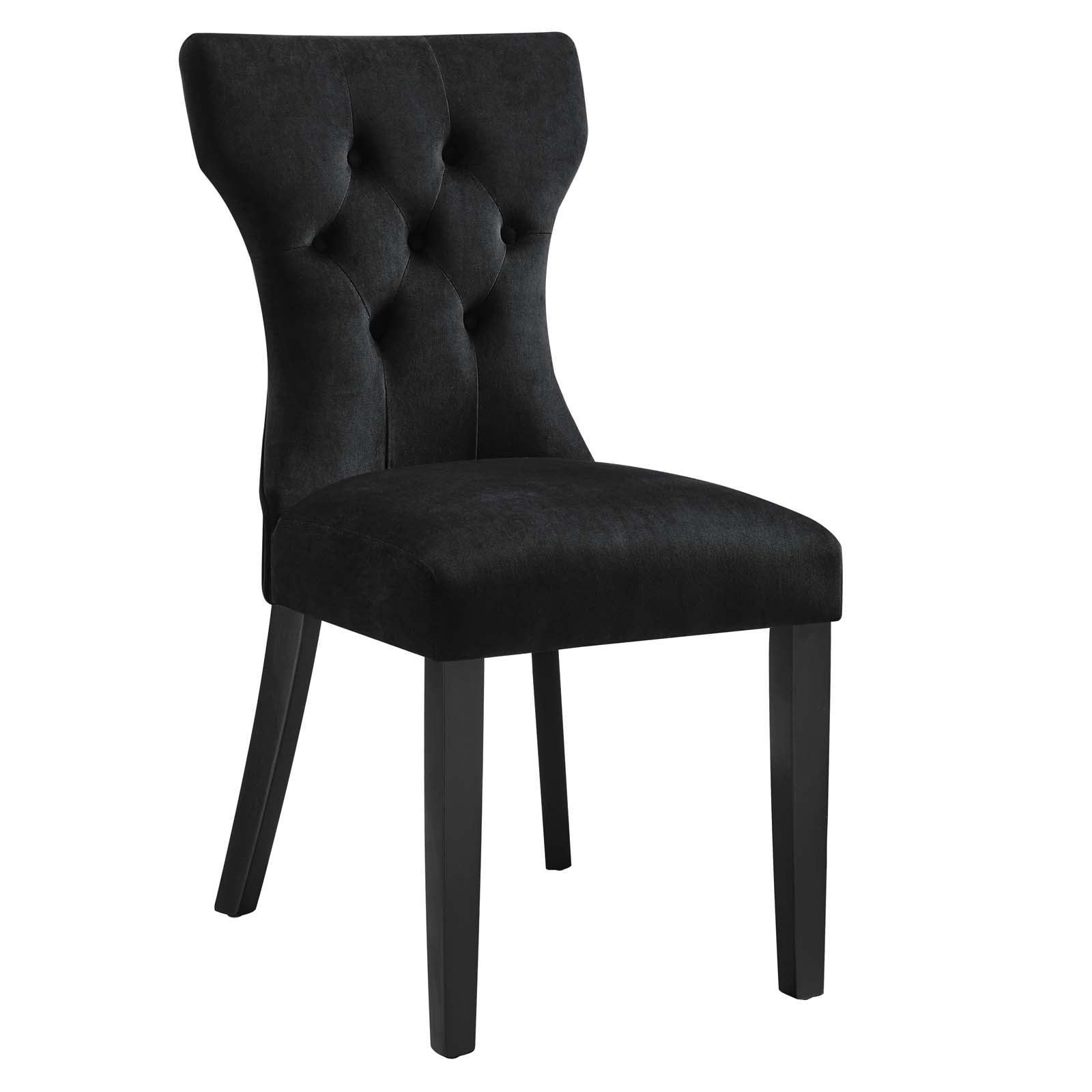 Silhouette Performance Velvet Dining Chairs - Set of 2